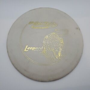 Innova Leopard 150g White w Gold Foil Stamp Fairway Driver Golf Disc